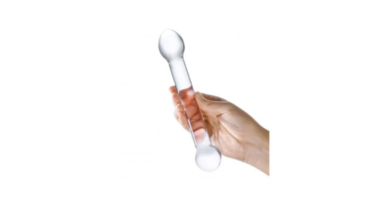 glass dildo clear curved G